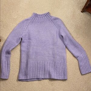 Talbots Lilac Turtleneck Sweater
